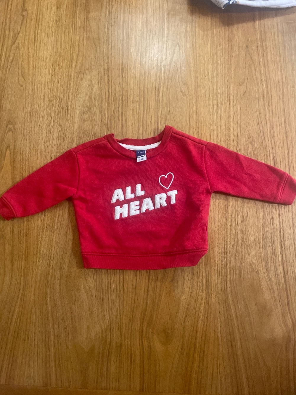 Old Navy Valentine’s sweatshirt